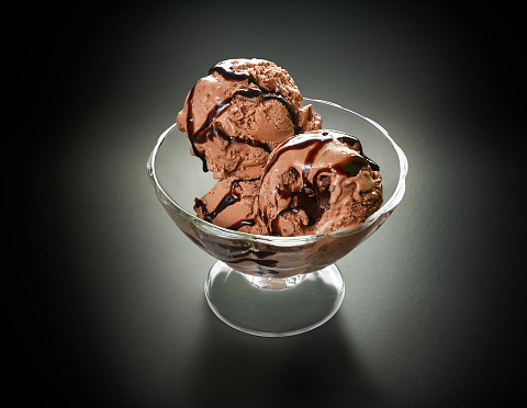 Мороженое шоколадное 1 шарик